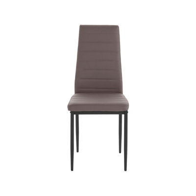 48 cm H Faux Leather Side Chair