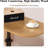 C Shaped End Table For Couch, C Table End Table With Adjustable Height, 360° Swivel Laptop Desk