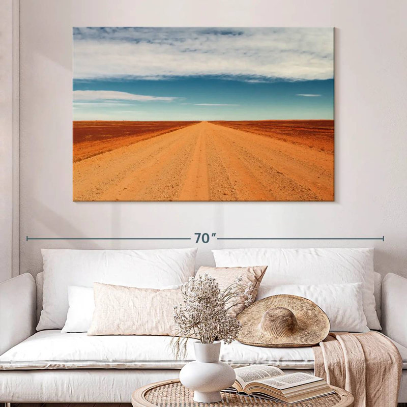 Alvord Sturt Stony Desert, H 34 po x l 51 po