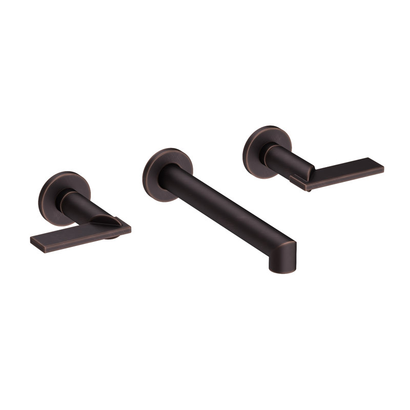 Keaton Wall Mount Bathroom Faucet, Venetian Bronze