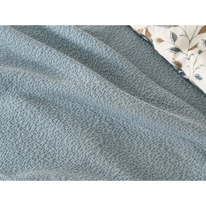 Cascade Coverlet, Full/Queen Coverlet, Lagoon