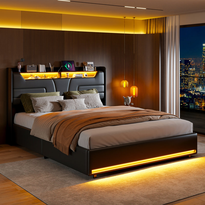 Upholstered Bed, European Double (140 x 200 cm)