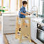 Escabeaux pour tout-petits, escabeau pour tout-petits, 3 tabourets de cuisine réglables pour tout-petits