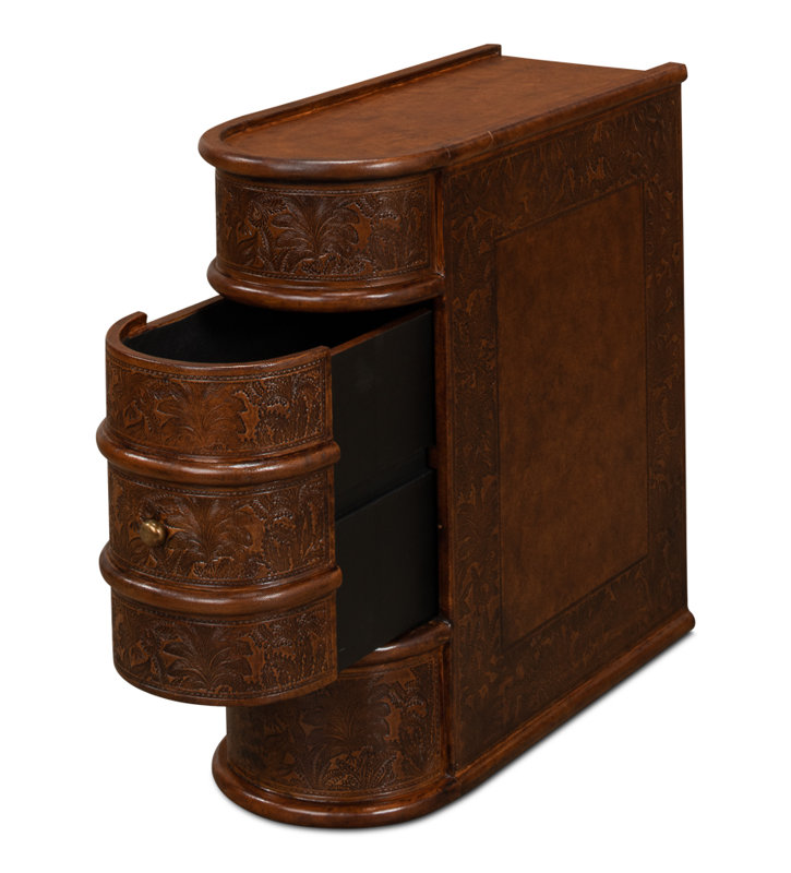 Solid Wood End Table