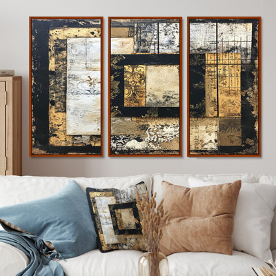 «Eernal Moments Vintage Frame Collage», ensemble de décorations murales abstraites