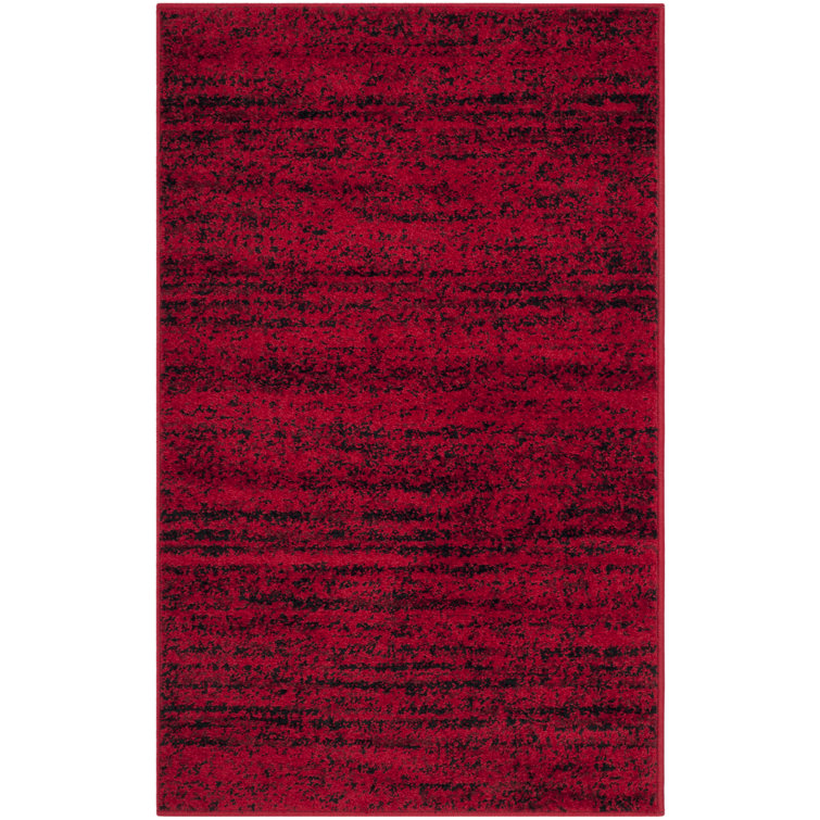 Riebe Red/Black Area Rug