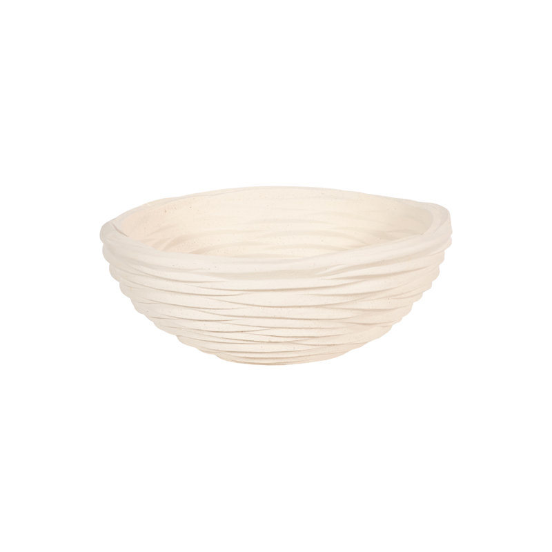 Waves Resin Bowl in Ivory