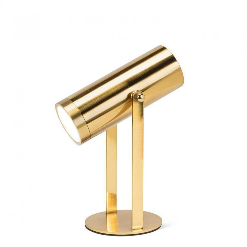 Pivot Spotlight Lamp, Gold