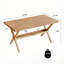 Ensemble de table de salle à manger Kristofer, table de salle à manger rectangulaire avec banc (table, 2 bancs)-122056384