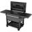 Keter Outdoor Patio Cooler Chest, 89.8 Qt Beverage Bar Cart w/ Wheels, Graphite
