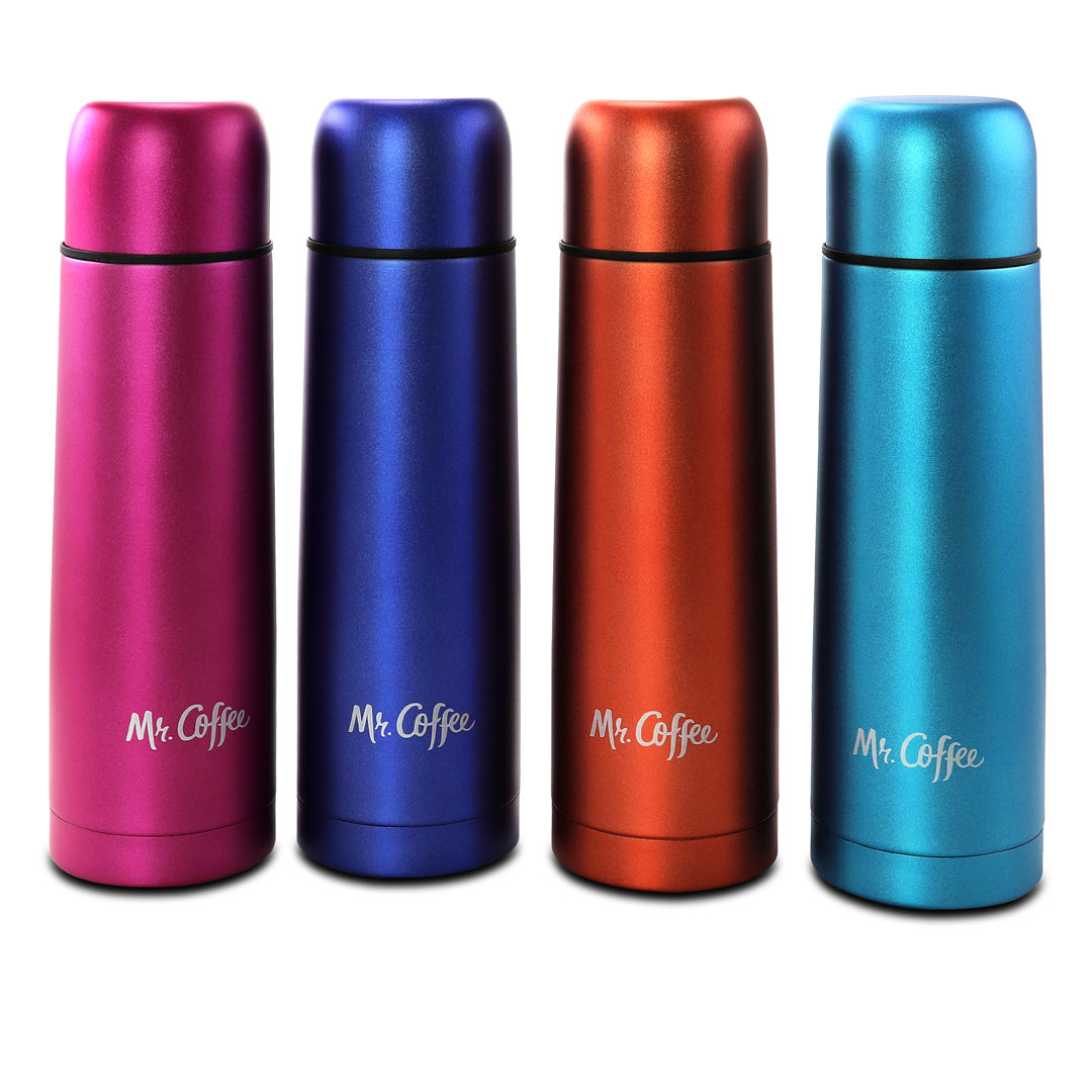 Luster Javelin 16 oz Stainless Steel Travel Mug (Set of 4) Mr. Coffee