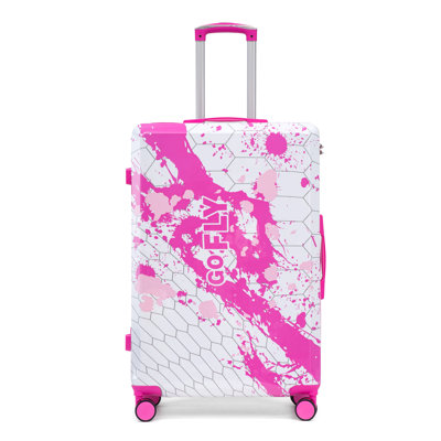 28 Inch Pc Spinner Wheel Luggage, Carry On Suitcase, With Printed Pattern And Combination Lock