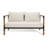 Tommy Eucalyptus 3 - Person Patio Conversation Set with Cushions