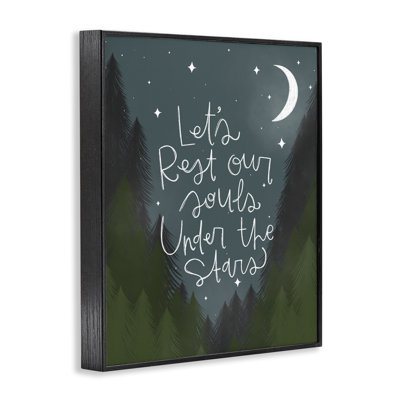 Rest Our Souls Under Stars Framed Giclee, design by Mandy Ford Art + Illustration