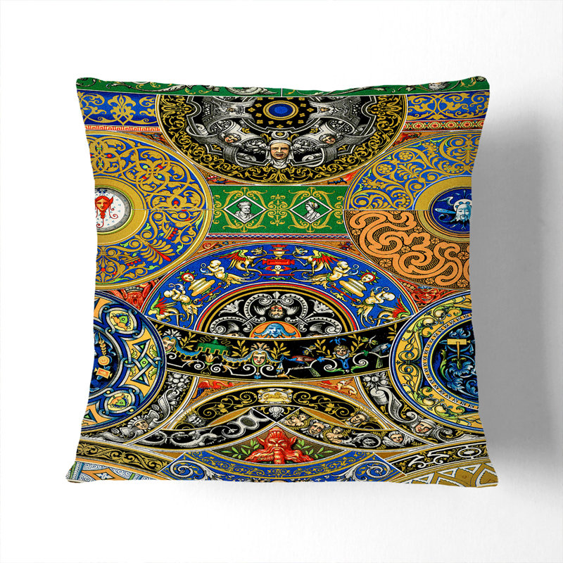 Square Throw Cushion, 55cm H x 55cm W x 20cm D