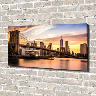 Brooklyn Bridge - Wrapped Canvas Print
