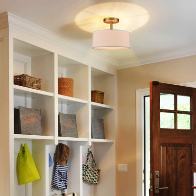 Luminaire plafonnier cylindrique encastré Modern Modern