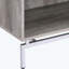 Table d'appoint en chêne gris vieilli et blanc patiné