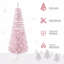 Arbre de Noël artificiel enneigé 5 pi, branches réalistes, base en plastique, décoration d'intérieur-623228313