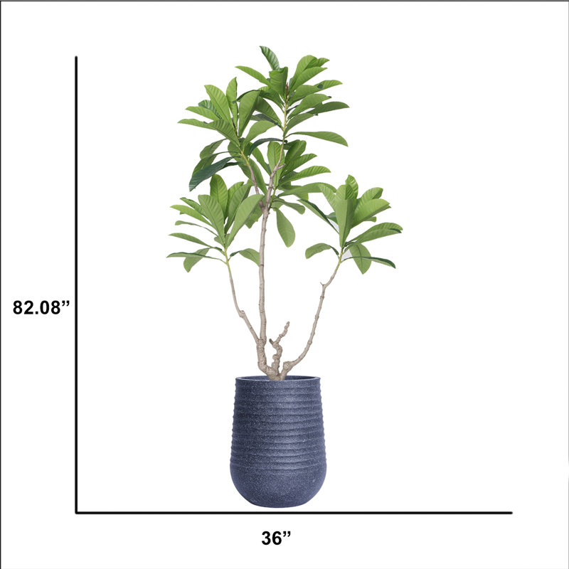 Bleuet artificiel en pot 82,08 po, Gris