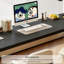 Bureau rectangulaire noir en acrylique et bois massif-956990748-956990751