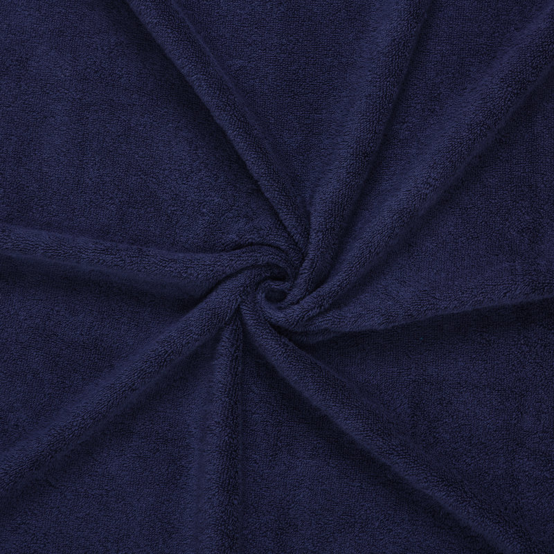 Evteka Plush Bath Towel, Navy Blue