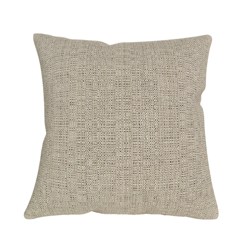 Sunbrella® Indoor/Outdoor Throw Pillow, Dark Beige Solid Color