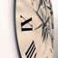 Horloge murale rétro en bambou monochrome I-60281067