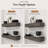 Arzhin Pippi Modern Floating Shelves 3 Inches Thick-989472017-989630866