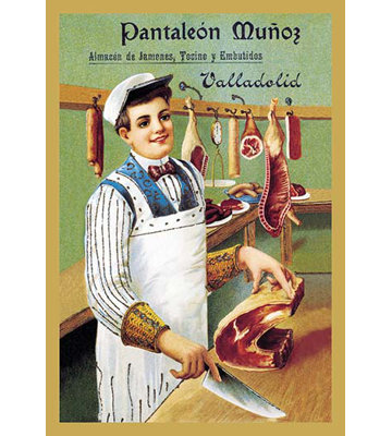 Affiche rétro pantaleon munoz