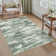Sarah Modern Abstract Machine Washable Area Rug with Non-Slip Backing