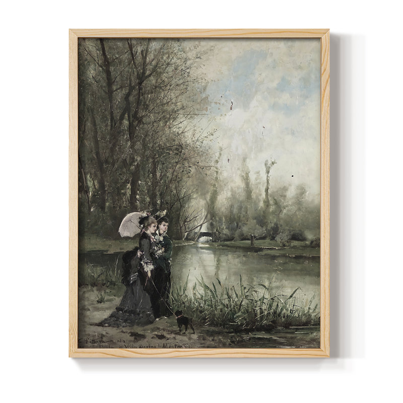 "Vintage XIX" sur papier, Naturel, H 10 po x l 8 po