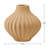 Junaed Ribbed Ceramic Vase-400674912-346366649