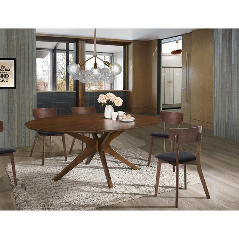 Carli Pedestal Dining Table, 36" W x 67" L