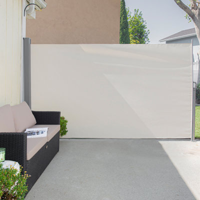 Barton 118 " W x 8 " D Steel Cover Retractable Awning