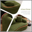 (Old Sku: W2231P292604) Canapé à compression, canapé courbé de style moderne pour petits espaces et appartements, chenille 30D sans assemblage, 3 coussins décoratifs. Vert.