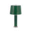 Lampe de table en cuir 14 x 14 x 27 po