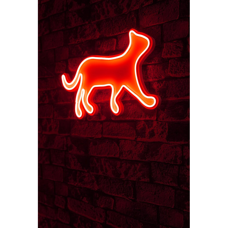 Bande lumineuse néon flexible à DEL, éclairage décoratif rouge imperméable - 14,2 po x 10,2 po x 0,8 po | DC 12 V, 470 lumens, modèle en mousse de PVC, indice de protection IP67 | Parfait pour les fêtes, la décoration intérieure et les événements | Installation facile