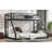 Metal Twin XL Over Queen Bunk Bed For Teens And Adults,Space-Saving/Noise Reduced/No Box Spring Needed, Black