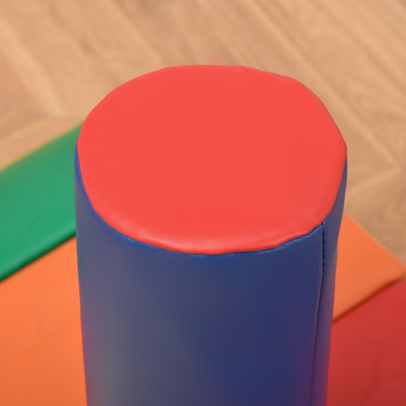 Soozier 7 pièces, blocs de jeu souples, enfants, escalade et rampe, blocs de construction et d'empilage en mousse, jeu d'apprentissage non toxique