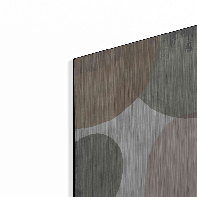 Ivy Bronx «Pastel Drips II» par Michael Mullan, art mural en métal, H 36 po x l 36 po
