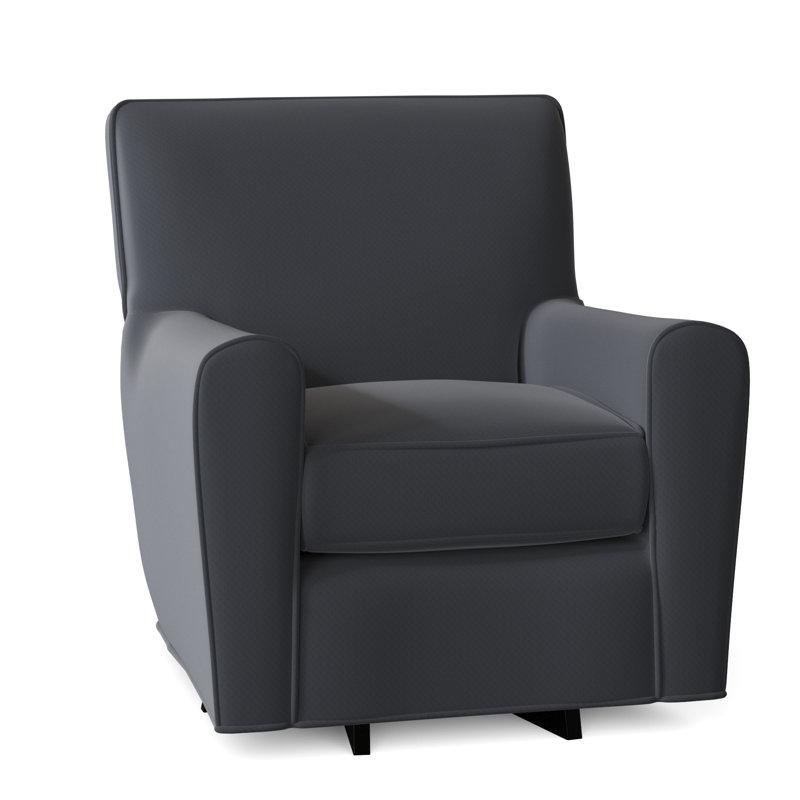 Venus Upholstered Swivel Armchair, Yes, Craftwood 23 Navy Performance Chenille