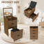 Coiffeuse 3 en 1 avec miroir lumineux et tabouret-622258937