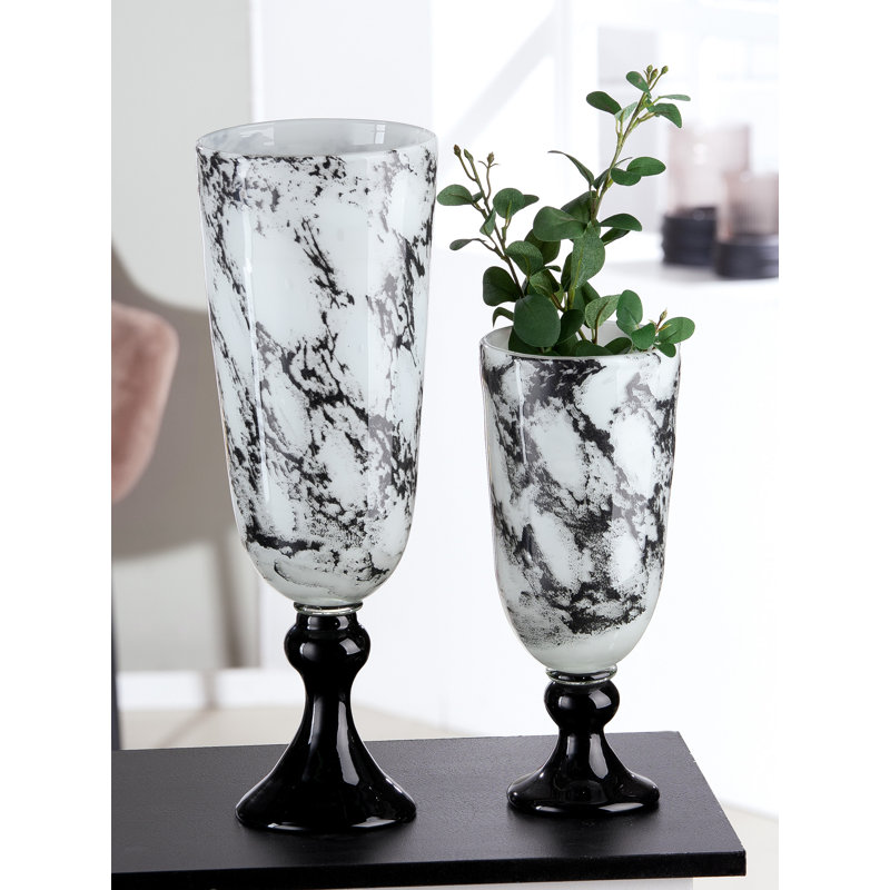 Janna Glass Table Vase, 45cm H x 16cm W x 16cm D