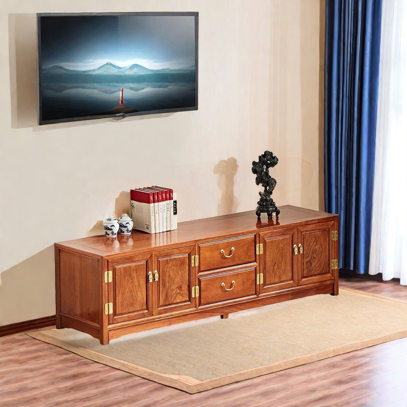 Nouveau meuble télé en bois de rose hérisson chinois