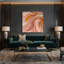«Lyrical Abstraction 75», art mural sur toile brune-257455963