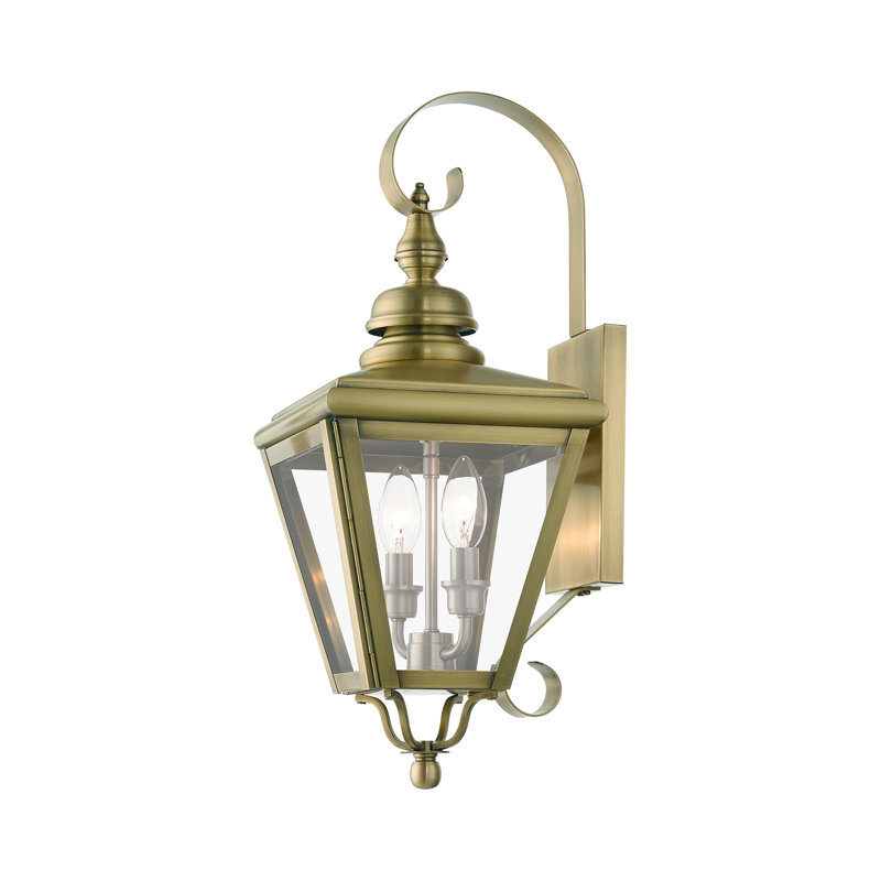 Applique murale en aluminium, Laiton antique