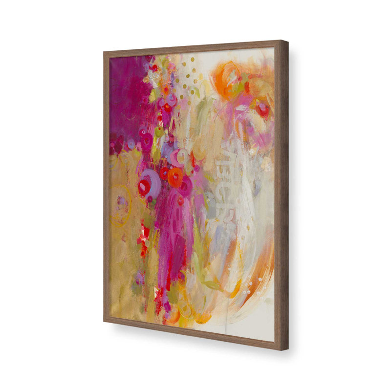 Reproduction d'art «From What I Gather» par Janet Itsne, Impression sur cadre ouvert sans papier mat, Brun, H 24 po x l 18 po