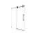 44"-48"W*76" H Frameless Single Sliding Shower Door – 5/16" (8Mm) Clear Tempered Glass, Bypass Design