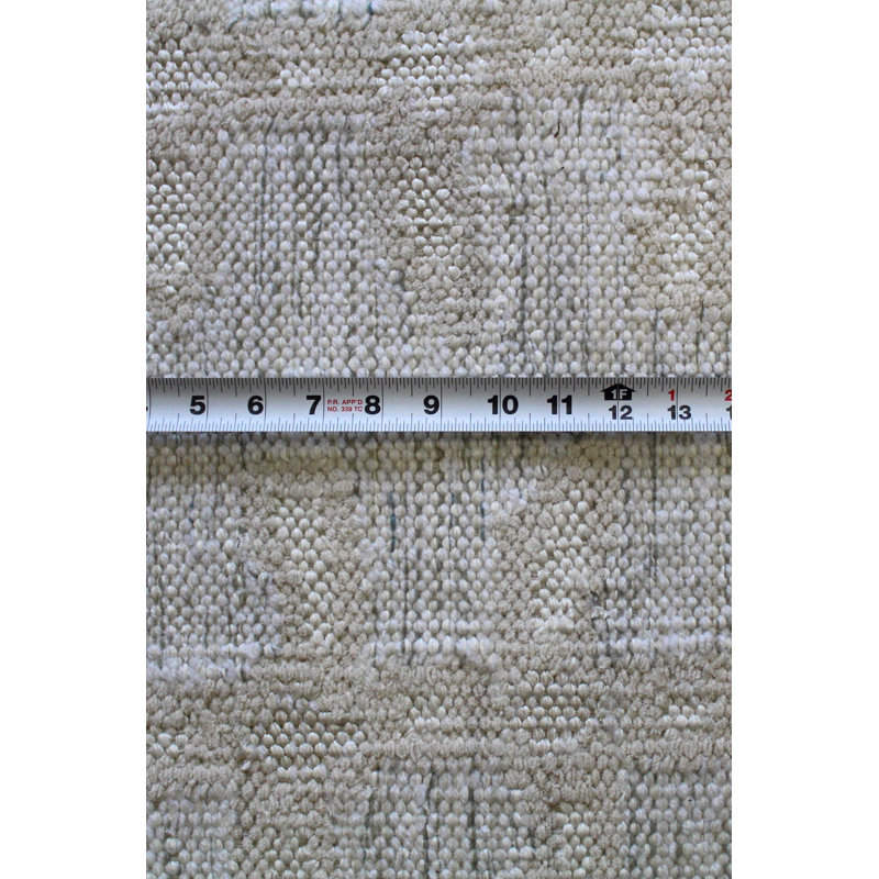 Tapis bleu / gris nouvel âge unique de 16 pi 6 po x 26 pi 6 po